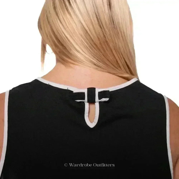 Kate Spade Black Ruffled Peplum Tank - S - Picture 7 of 11